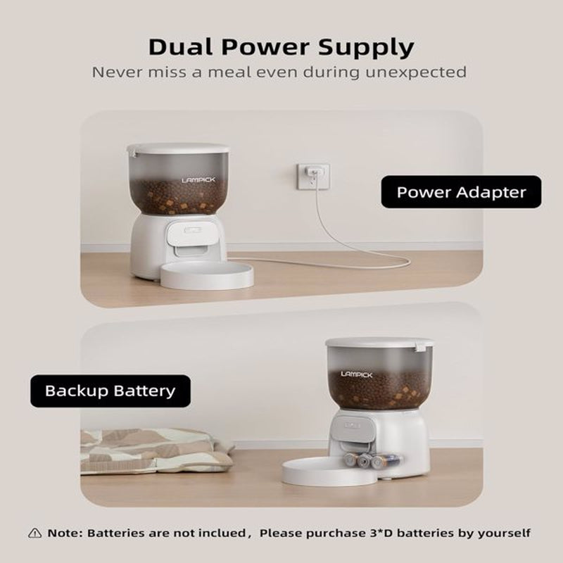 Automatic Cat Feeder - Wifi Cat Food Dispenser with APP Control - FBA Shipping, Amazon Ban