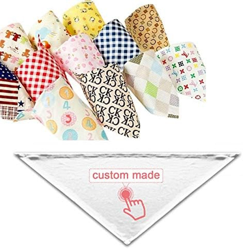 American USA Trump Flag Dog Bandana Washable Triangle Bibs Kerchief Scarf Accessories for Small Medium Dogs Puppy Cats Pets Daily Use