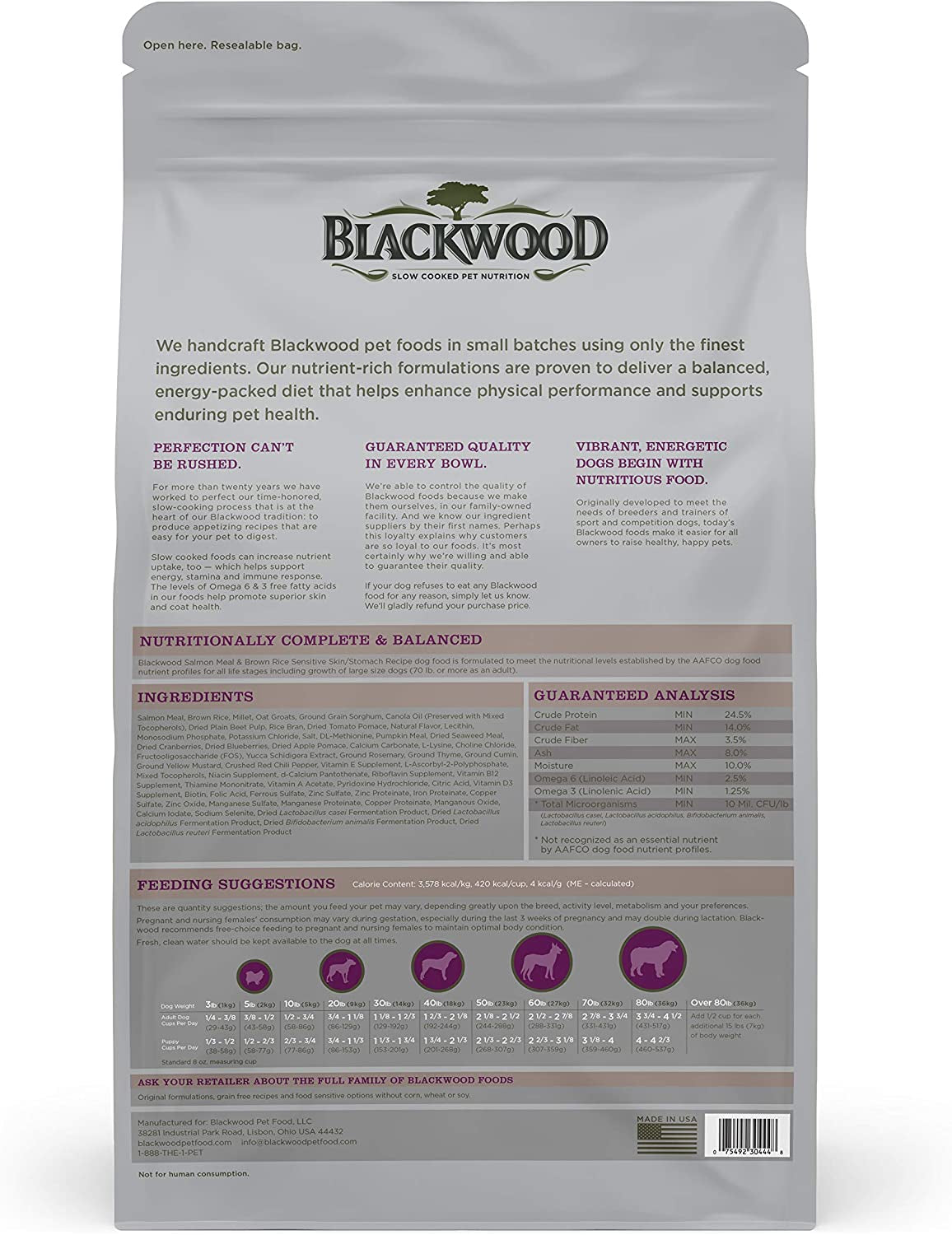 Special Diet All Life Stages Dry Dog Food, 15Lb., Salmon Meal & Brown Rice Recipe, Sensitive Skin and Stomach, Grain Free Dog Food