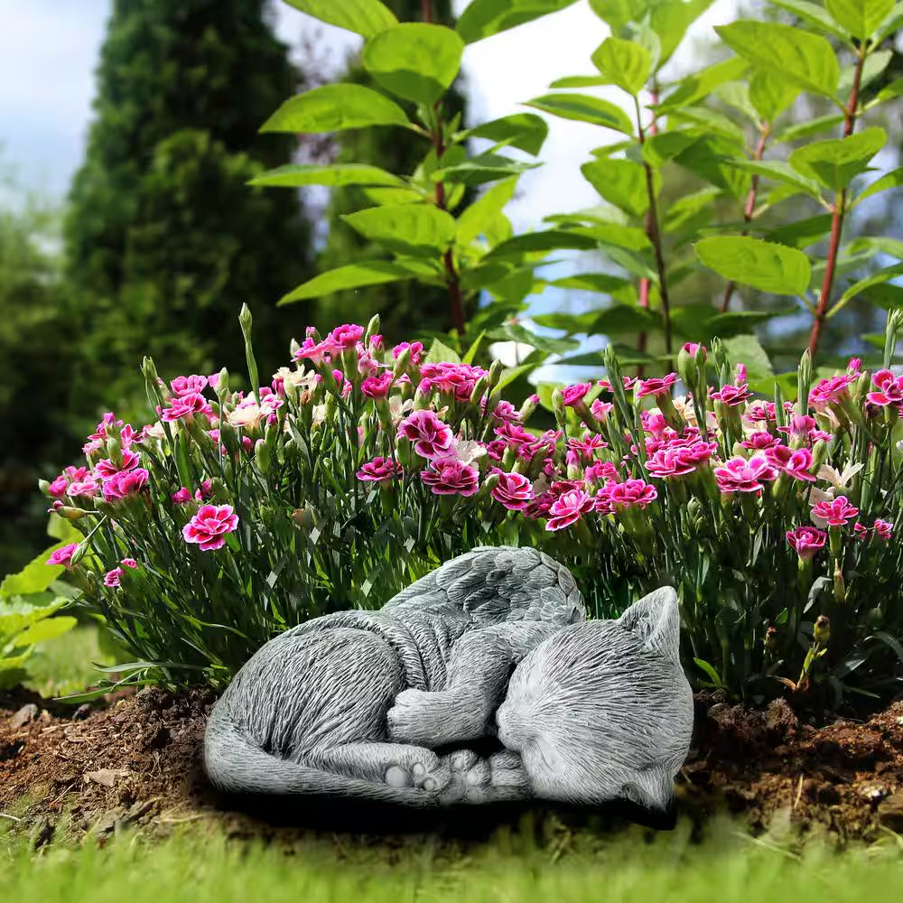 Cat Memorial Angel Garden Statuaries