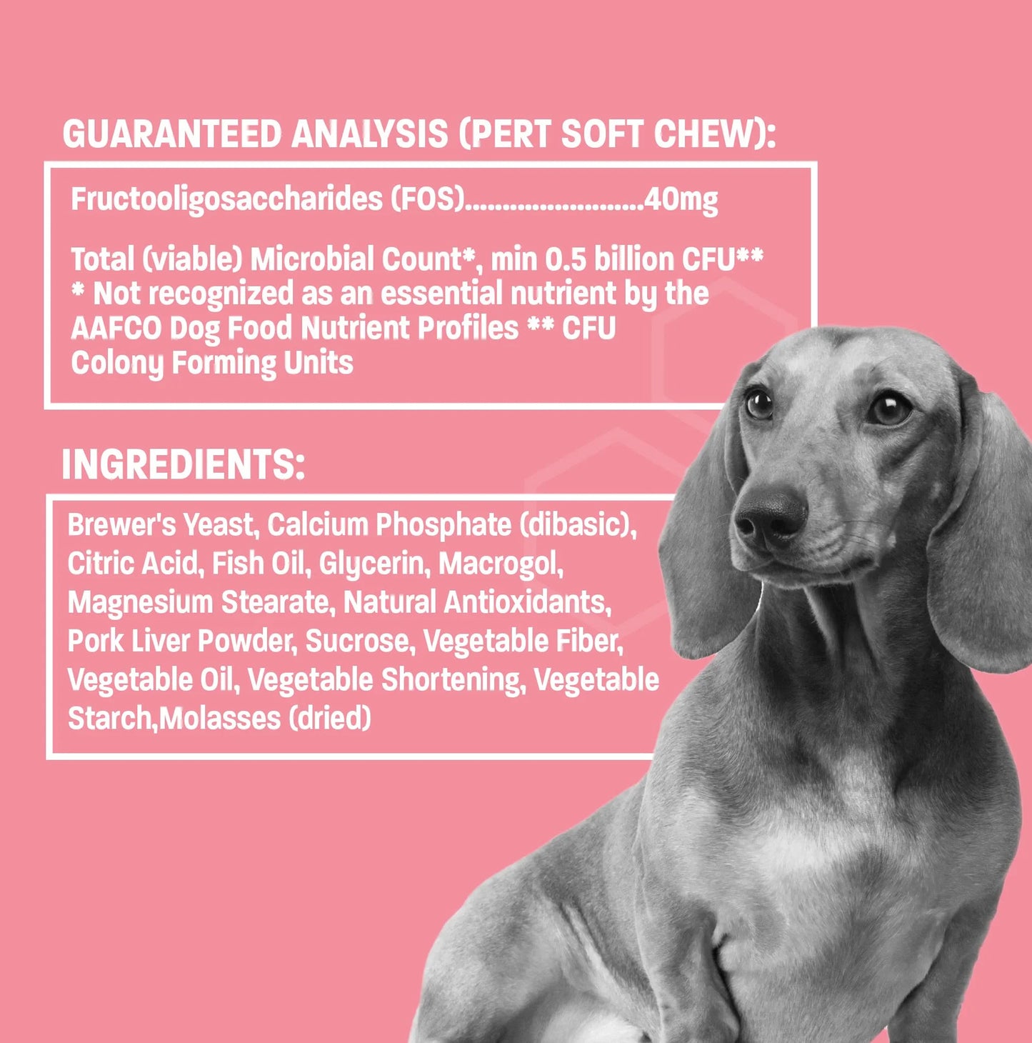 Dog Probiotic Chews for Dogs - Support Healthy Digestion Dog Probiotics and Digestive Enzymes for Gut Health for Dogs - for Traveling, Kenneling and Training - Large/Giant Dog