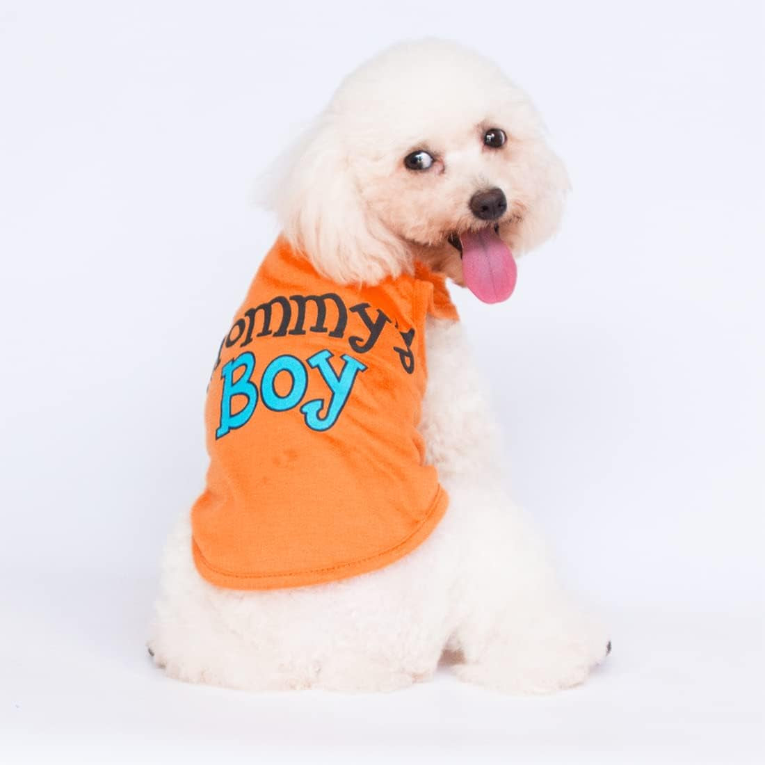 4 Pieces Thanksgiving Dog Clothes Pet Puppy Shirt Vest Cute Warm Clothing I Love Mommy'S Yorkie Chihuahua Outfit Cat Doggie Costumes (Medium/4.4-6.6 LB)