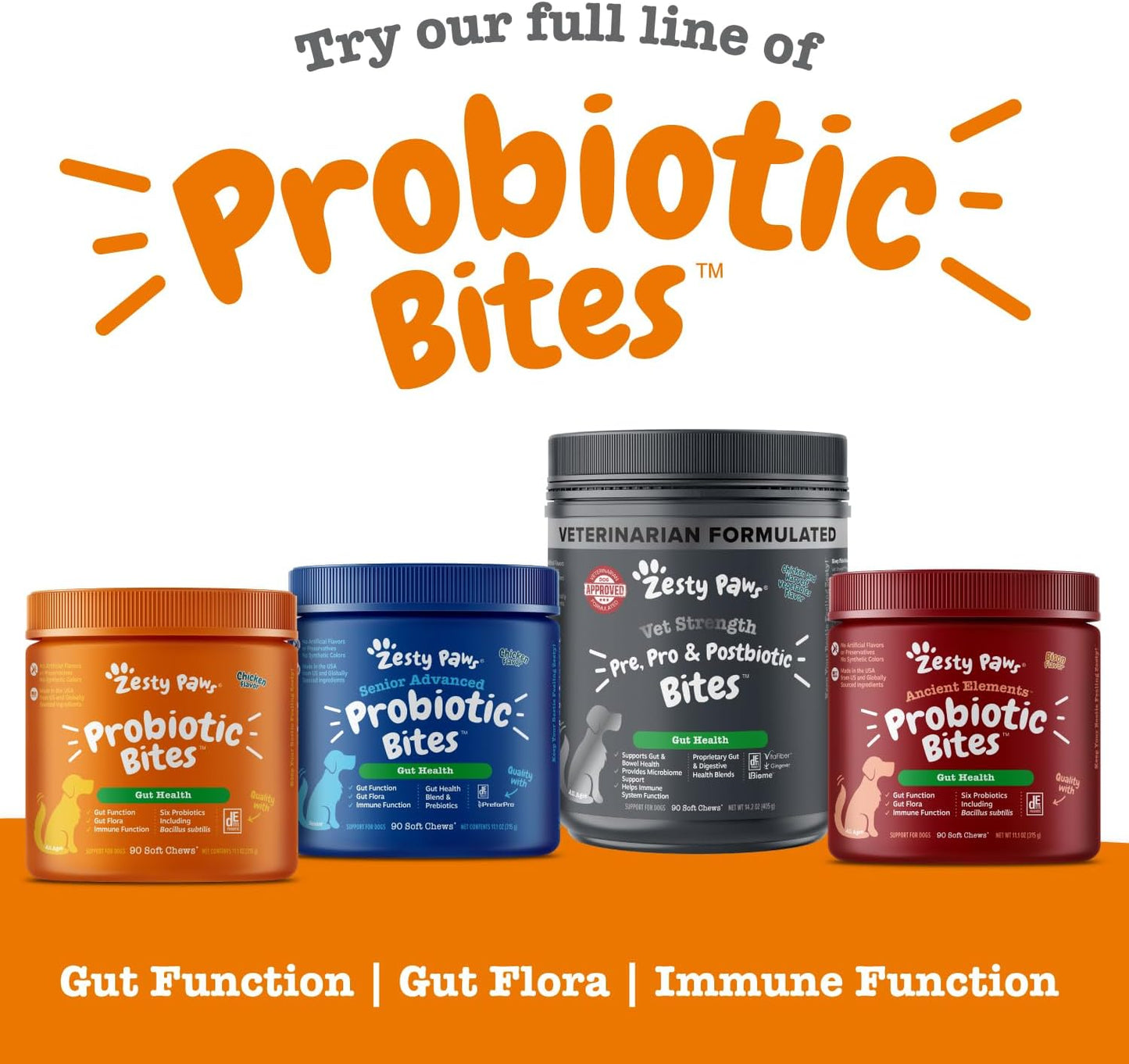 Chew No Poo Bites for Dogs - Coprophagia Relief - Stool Eating Deterrent Soft Chews for Dogs - Gut, Periodontal & Immune System Support with Probiotics - Chicken - 90 Ct