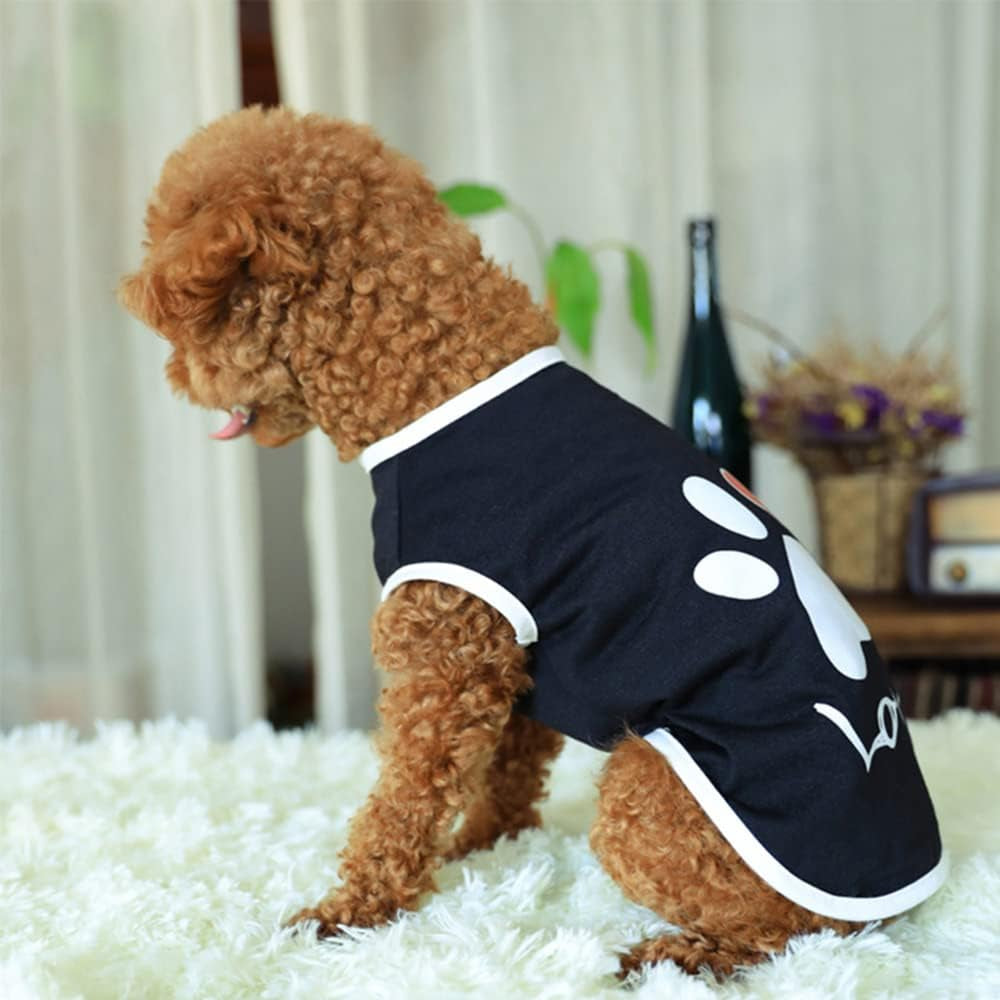 4 Pieces Thanksgiving Dog Clothes Pet Puppy Shirt Vest Cute Warm Clothing I Love Mommy'S Yorkie Chihuahua Outfit Cat Doggie Costumes (Medium/4.4-6.6 LB)