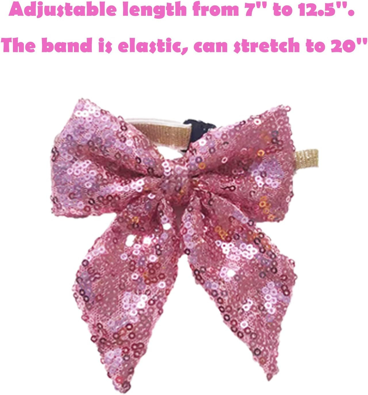 Dog Birthday Bandana Hat Scarf Set, Dog Birthday Party Supplies Dog Bandana Hat with Numbers Scarfs Happy Birthday Banner with Cute Dog Bow Tie Collar Boy Girl Puppy Birthday Hat Scarf for Dog (Pink)