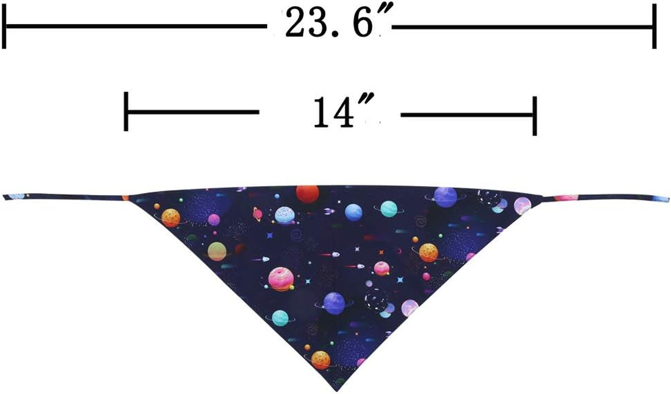 Dog Bandana Reversible Triangle Bibs Scarf Accessories for Dogs Cats Pets