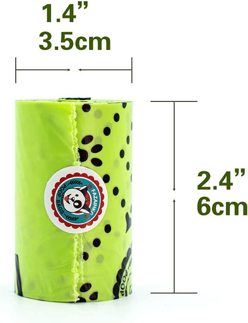 Dog Poop Bags Extra Thick Leak Proof Dog Waste Bags.Lavender-Scented Dog Poop Bags with EPI Additive,Doggie Poop Bag Carrier and Leash Clip Included…
