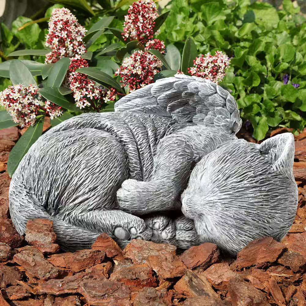 Cat Memorial Angel Garden Statuaries