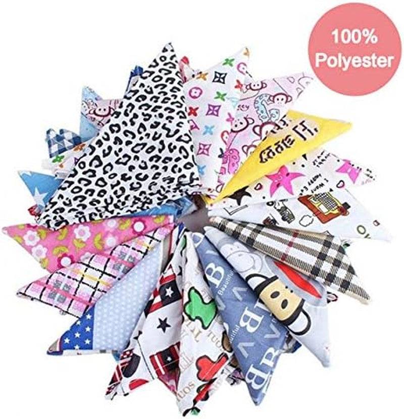 American USA Trump Flag Dog Bandana Washable Triangle Bibs Kerchief Scarf Accessories for Small Medium Dogs Puppy Cats Pets Daily Use