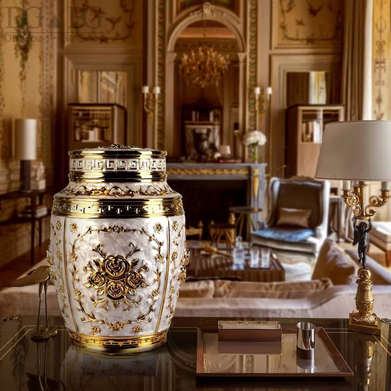 Metal Cremation Urns for Human Ashes, Coffin Box, Pet Memorial, Keepsake Urns, Small Animal Urn, Funeral