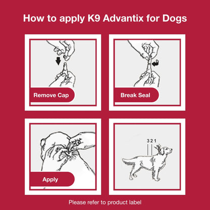 (3 Pack)  Flea, Tick & Mosquito Prevention for Extra Large Dogs over 55 Lbs., 2-Monthly Treatments