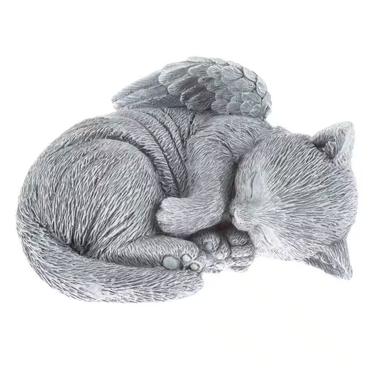 Cat Memorial Angel Garden Statuaries