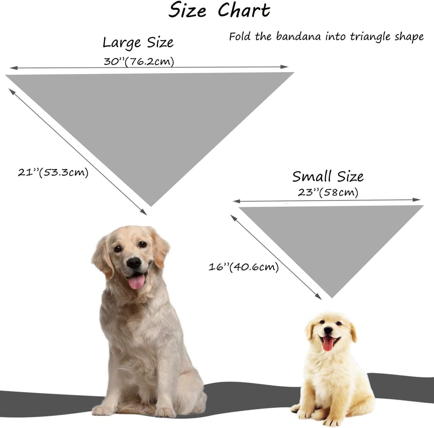 LGBTQ Dog Bandana Cotton Rainbow Washable Soft Dog Bibs Scarf, LGBT Pride Adjustable Kerchief Square Dog Bandanas for Small Large Dogs