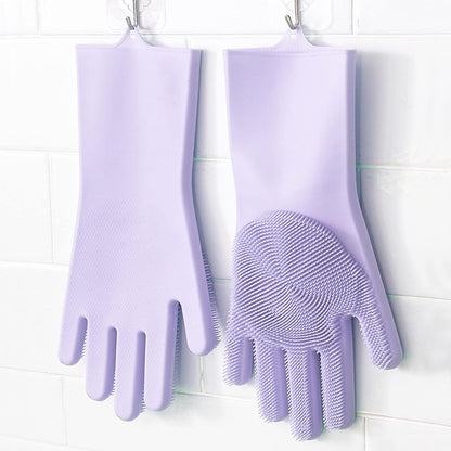 Guinea Pig Washing Gloves Bathing Grooming Shampoo Brush Silicone Rabbit Hair Removal High Density Teeth Dog Cat Small Pet Massaging Glove
