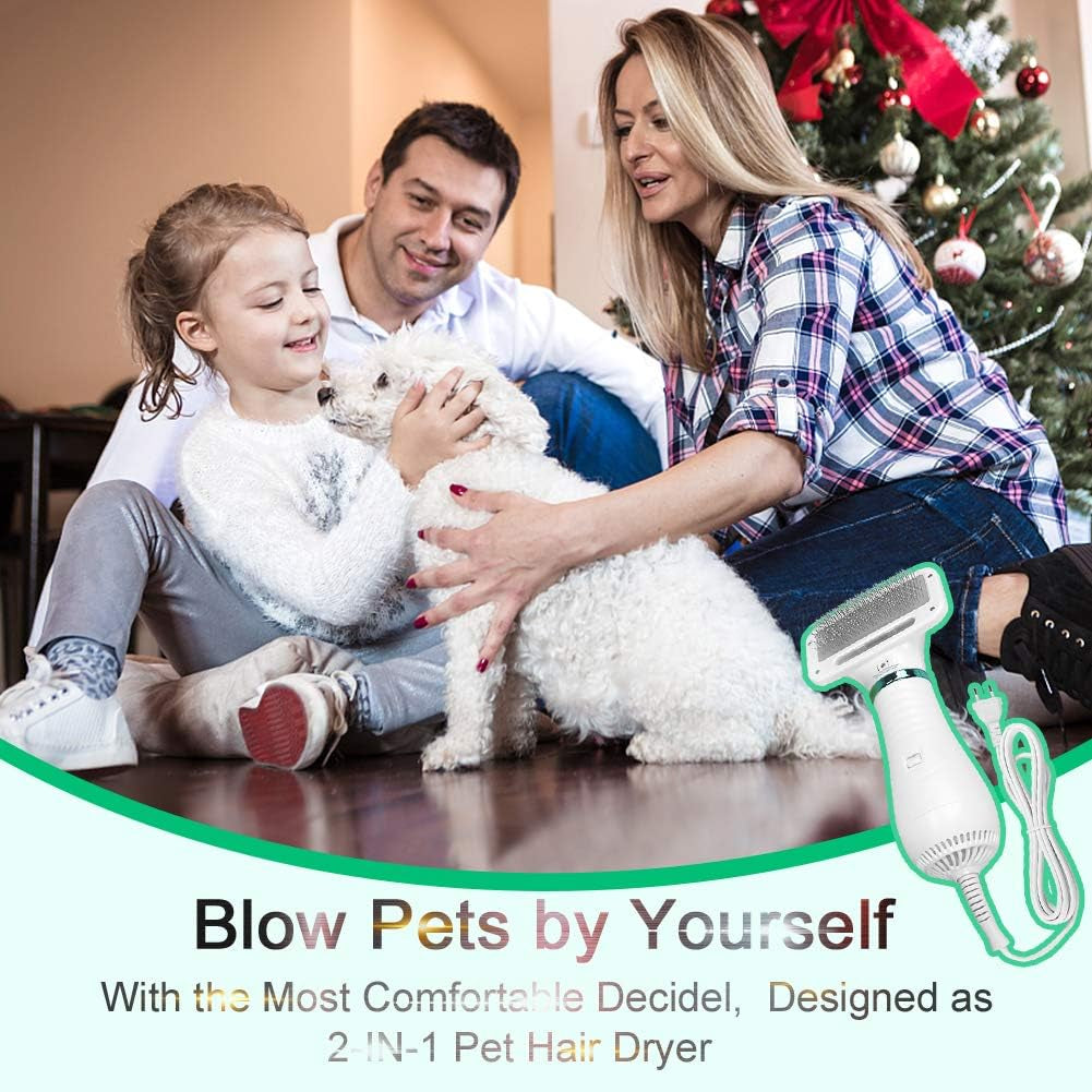 Pet Hair Dryer, Dog Hair Dryer Portable Dog Dryer Grooming Hair Dryer for Small Medium Dogs Cats