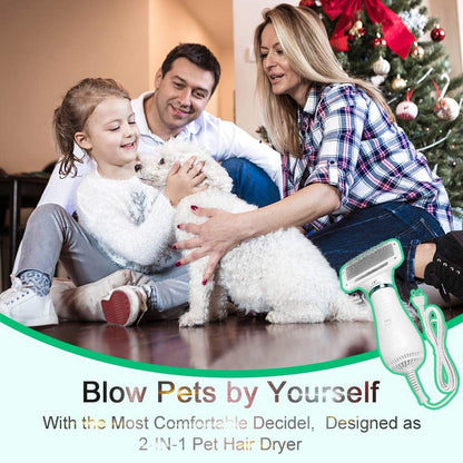 Pet Hair Dryer, Dog Hair Dryer Portable Dog Dryer Grooming Hair Dryer for Small Medium Dogs Cats