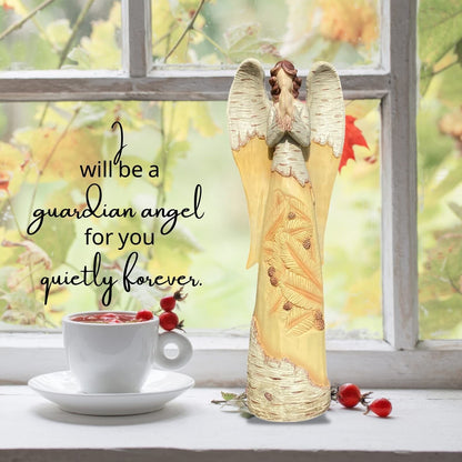 Qmaggice 14Inch Angel Figurines, Angel Statues for Home Decor, Exquisitely Ca...