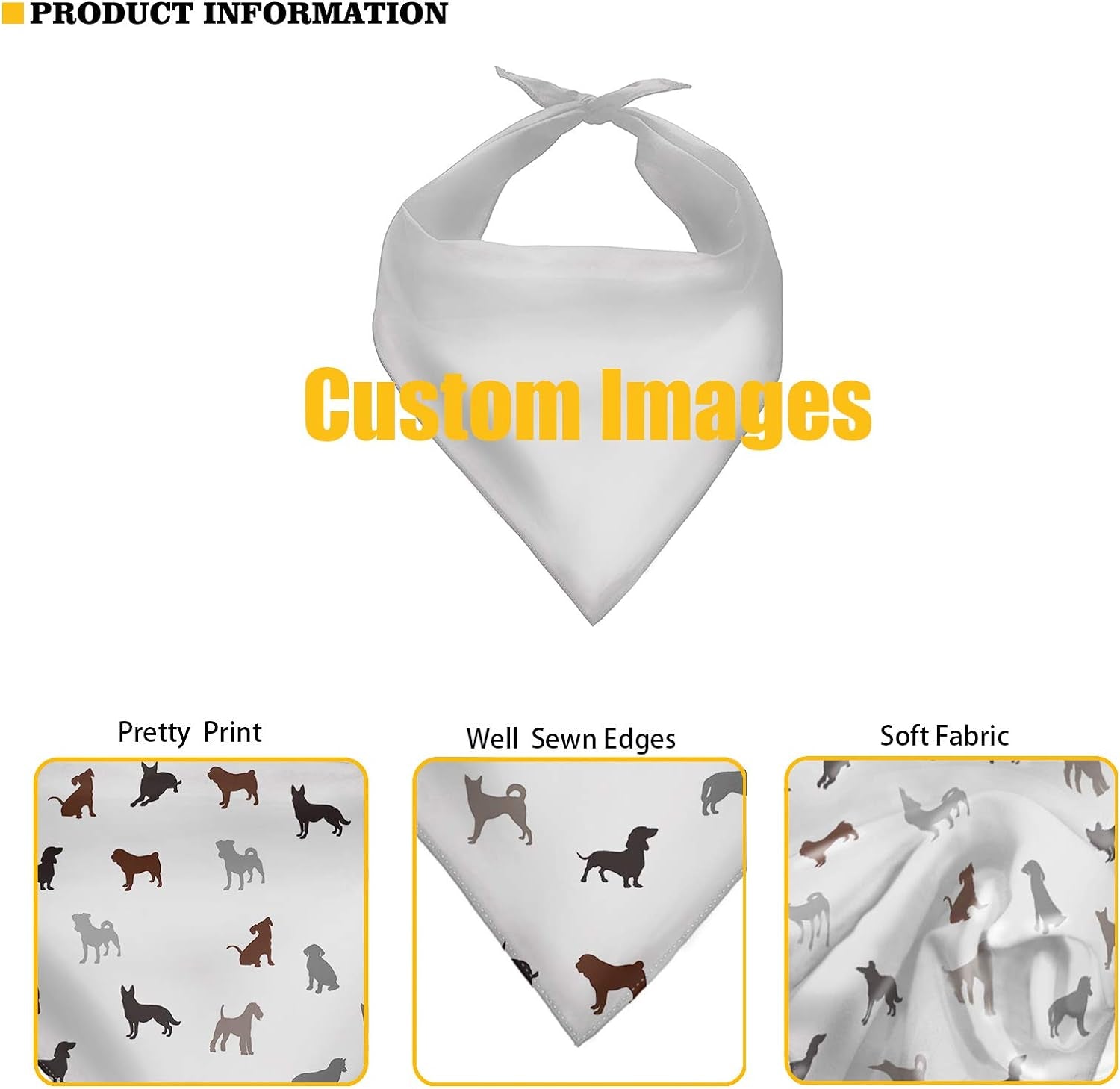 Pet Dog Bandana Scarf Pack Triangle Bibs Kerchief Set Accessories for Small to Large Dogs Cats Pets Boho Style