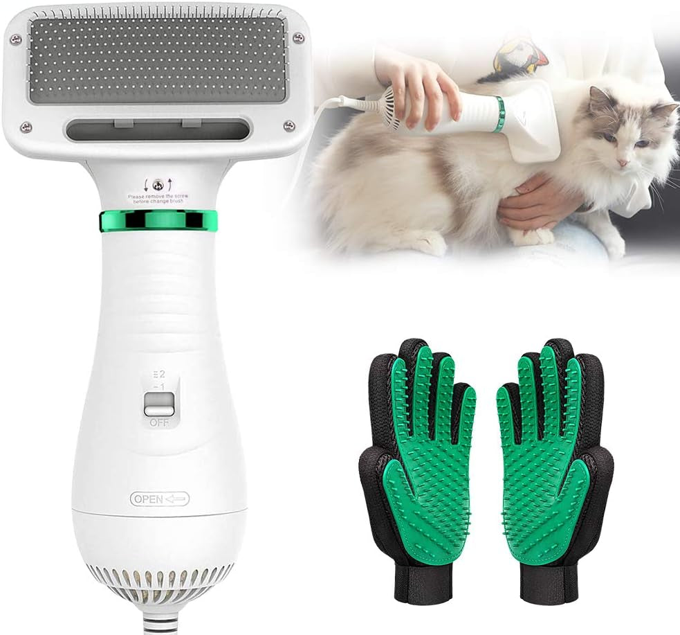 Pet Hair Dryer, Dog Hair Dryer Portable Dog Dryer Grooming Hair Dryer for Small Medium Dogs Cats
