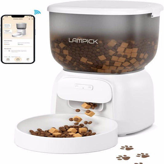 Automatic Cat Feeder - Wifi Cat Food Dispenser with APP Control - FBA Shipping, Amazon Ban