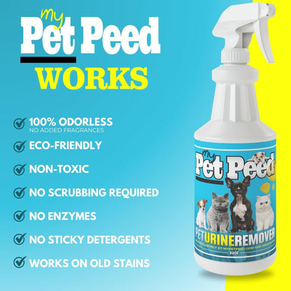 - Pet Stain & Odor Remover (Starter Pack: 32Oz Quart & One Gallon)