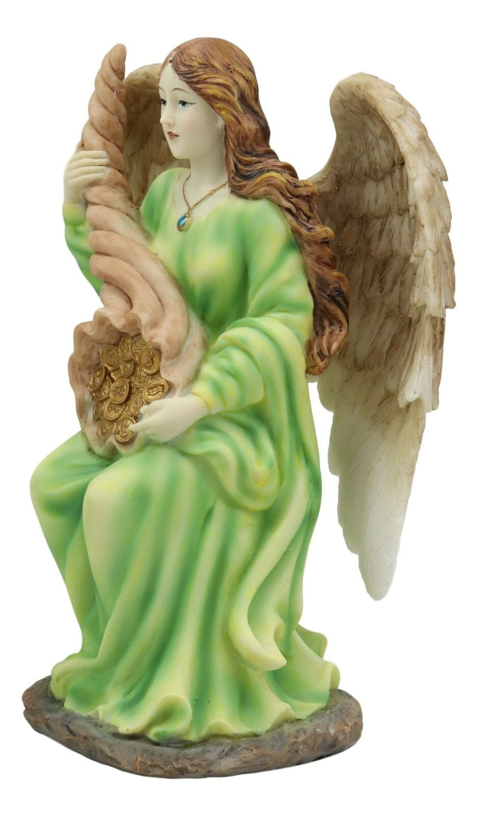 Ebros Sitting Roman Angel of Abundance Prosperity Statue Collectible