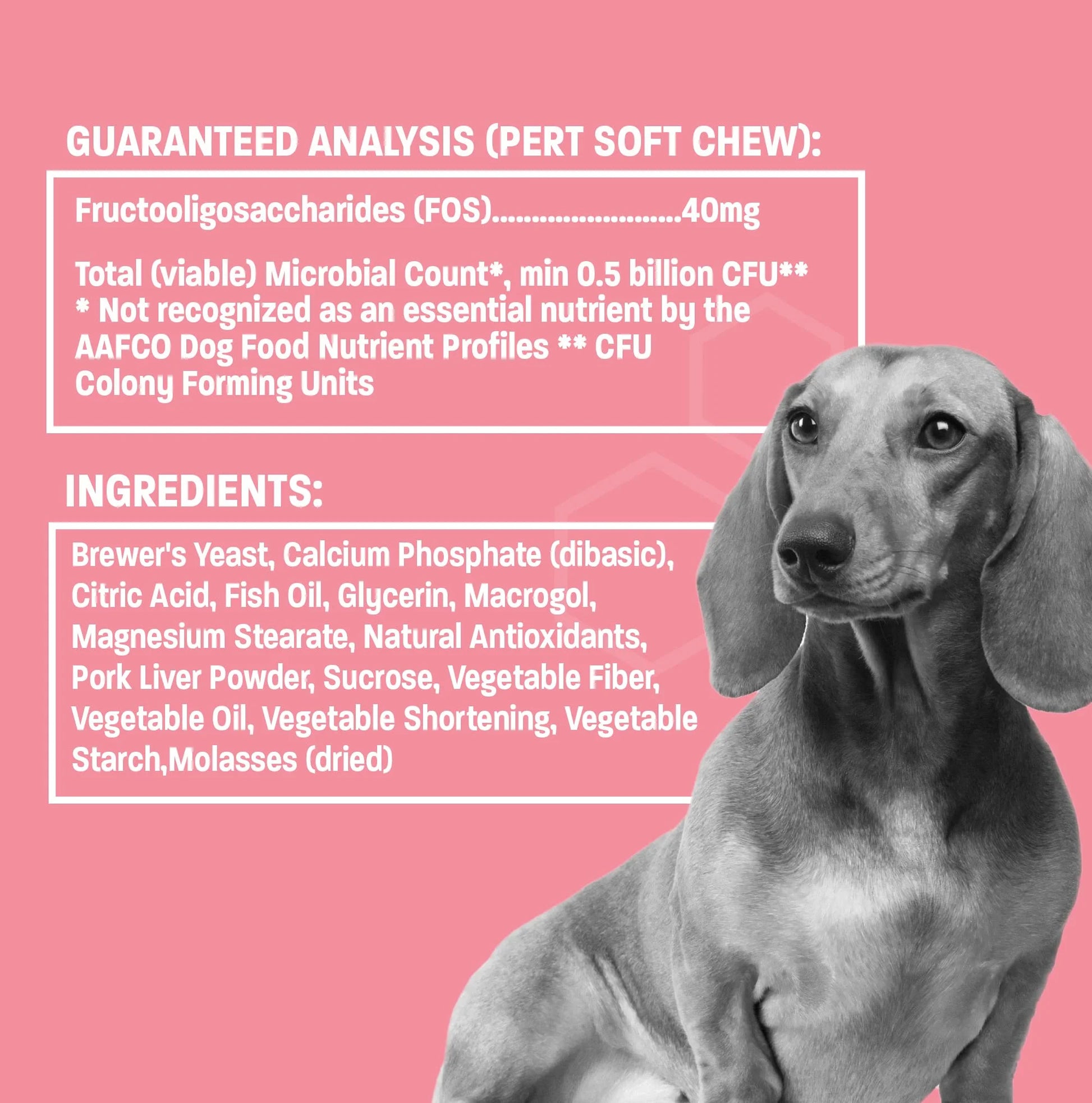 Dog Probiotic Chews for Dogs - Support Healthy Digestion Dog Probiotics and Digestive Enzymes for Gut Health for Dogs - for Traveling, Kenneling and Training - Large/Giant Dog