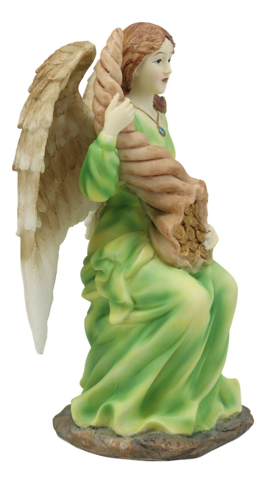 Ebros Sitting Roman Angel of Abundance Prosperity Statue Collectible