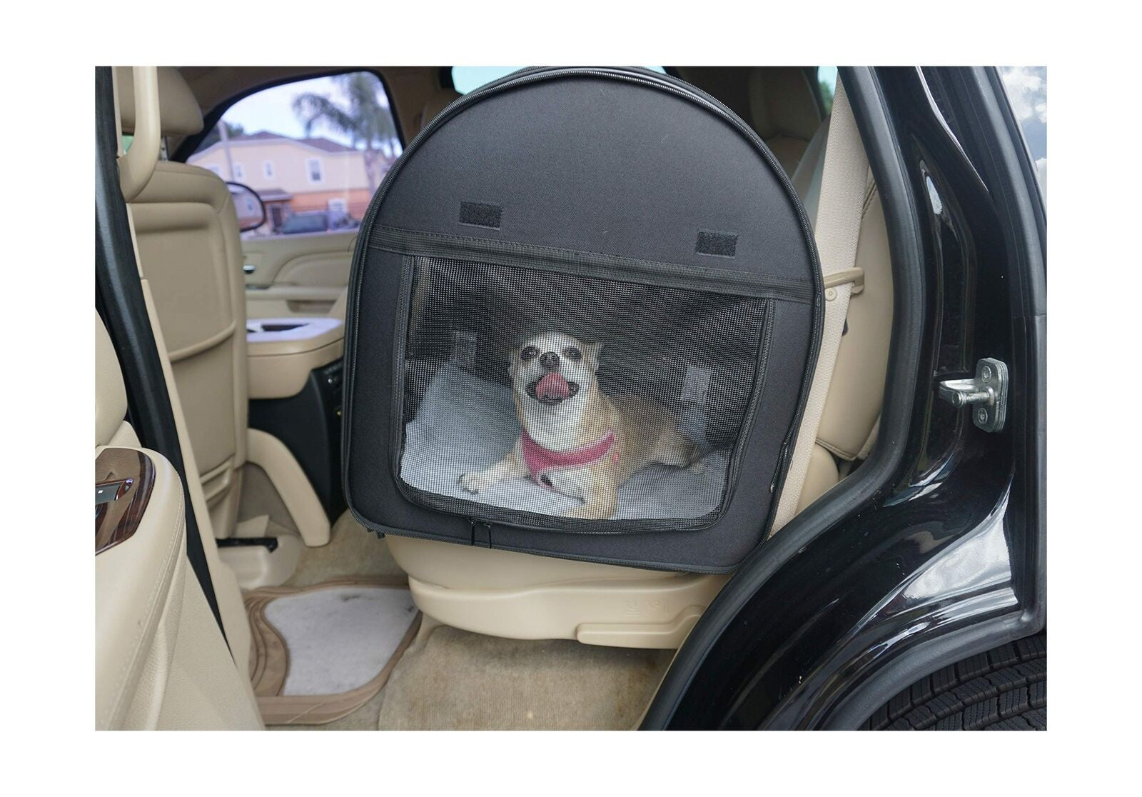 Soft Dog Cat Crate the Portable 2-In-1 Double Travel Kennel Tube Carrier for ...