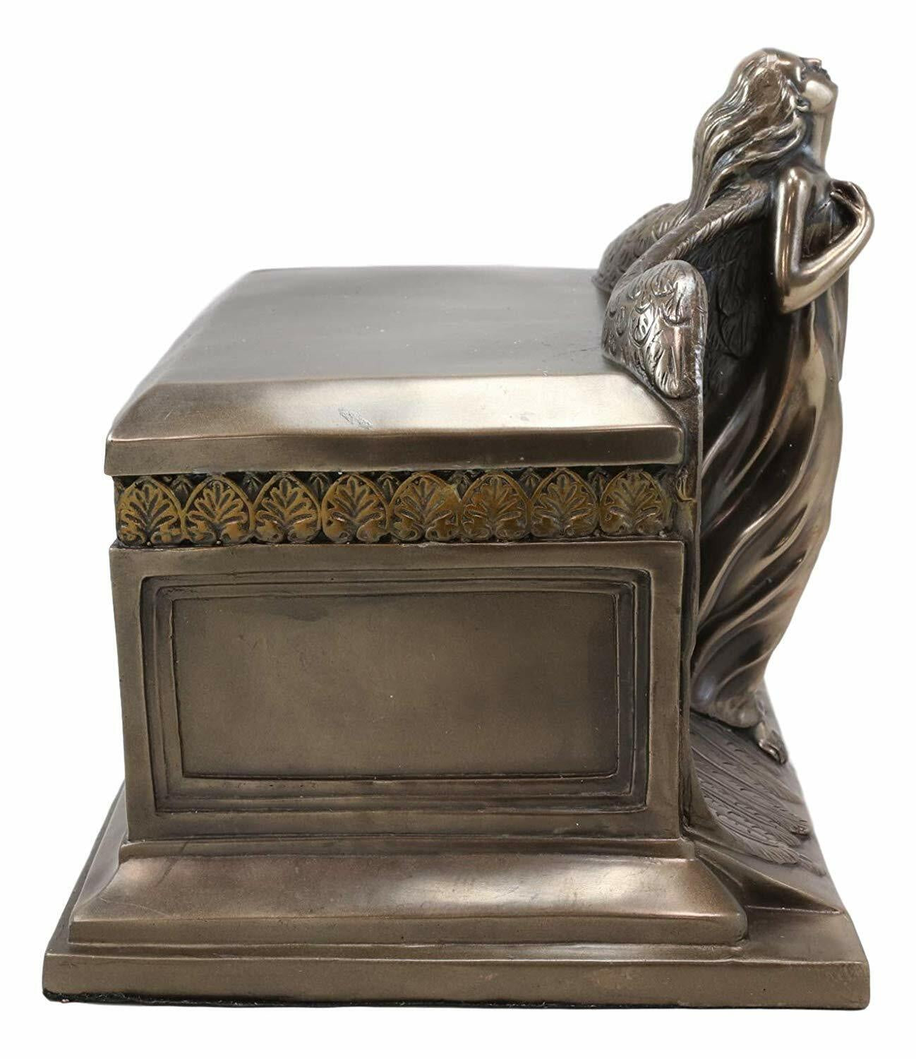 Heaven Bound Rising Angel Funeral Cremation Urn Resin Statue Memorial Angels 9"H