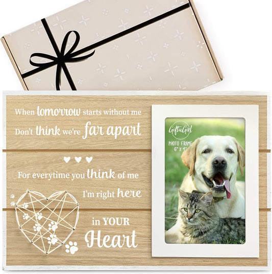Popular Dog Memorial Gifts - Beautiful Pet Memorial Gifts or Pet Loss Gifts. Our Classy Cat or Dog Memorial Picture Frame Will Show Someone You Care. Loss of Dog Gifts or Cat Memorial Gifts