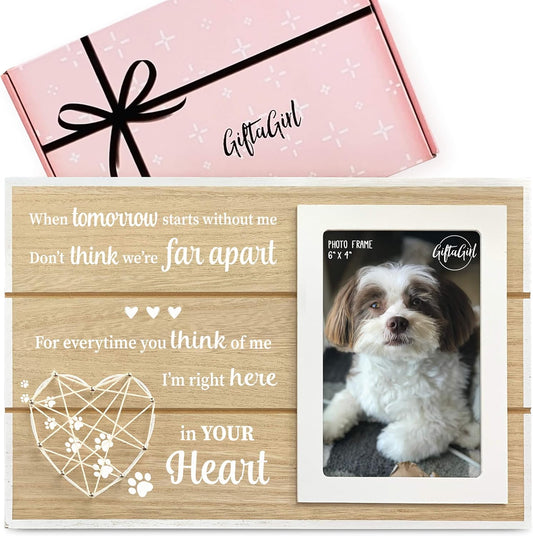 Popular Dog Memorial Gifts - Beautiful Pet Memorial Gifts or Pet Loss Gifts. Our Classy Cat or Dog Memorial Picture Frame Will Show Someone You Care. Loss of Dog Gifts or Cat Memorial Gifts