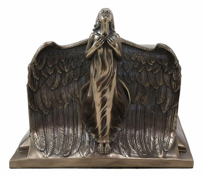 Heaven Bound Rising Angel Funeral Cremation Urn Resin Statue Memorial Angels 9"H