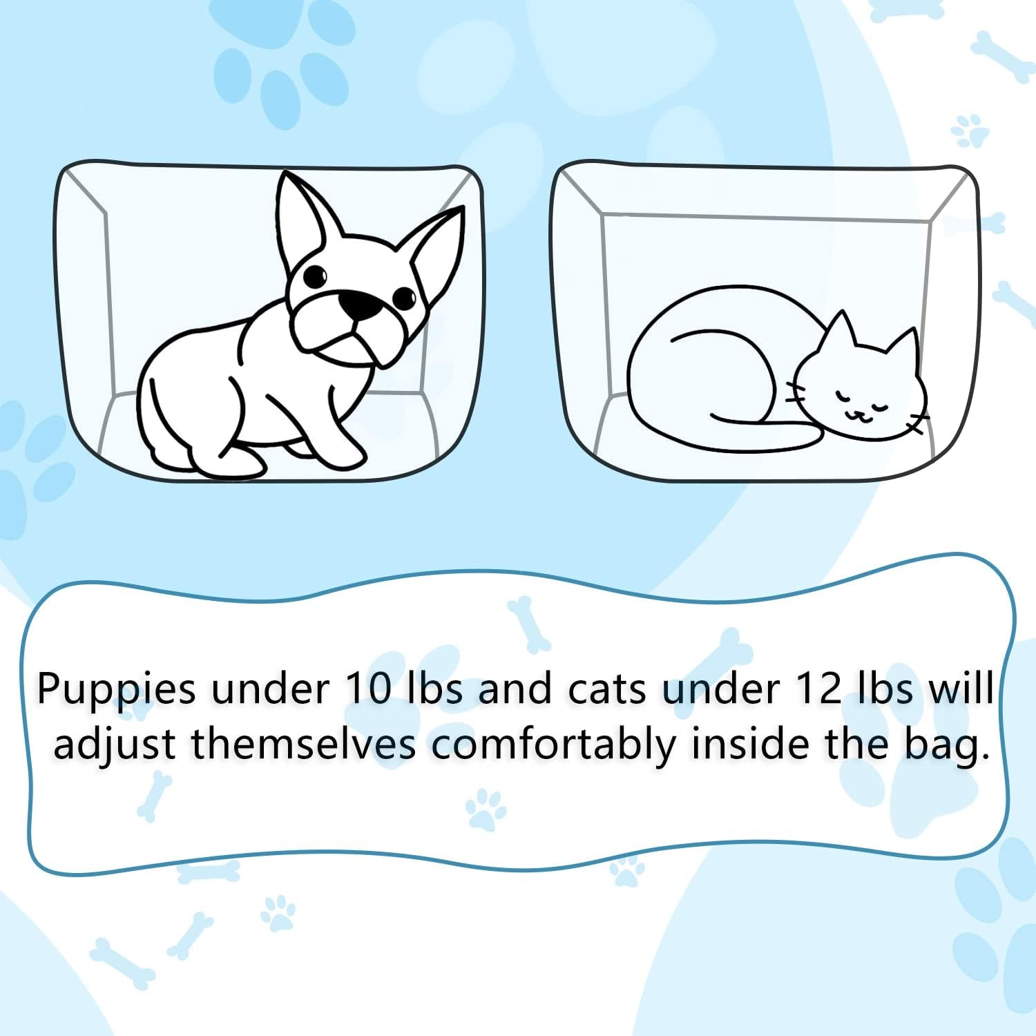 Pet Dog Sling Carrier Travel Hands-Free Puppy Pouch Carriers with Bottom Breathable Doggie Carrying Bag Reflective Safe Cat Crossbody Carrier for Medium Small Dogs Cats(6-12Lbs, Grey)