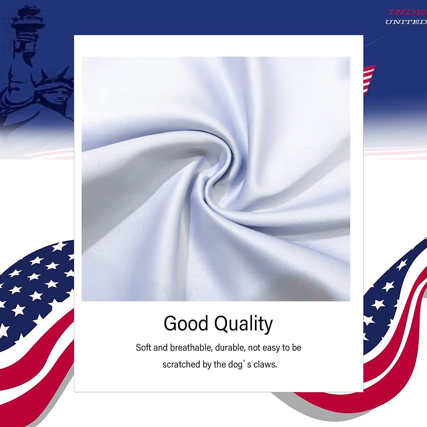 Fourth of July Dog Bandana，Dog Bandanas 4Th of July，Independence Day Patriotic Dog Bandana American Boy Dog Bandana for Large