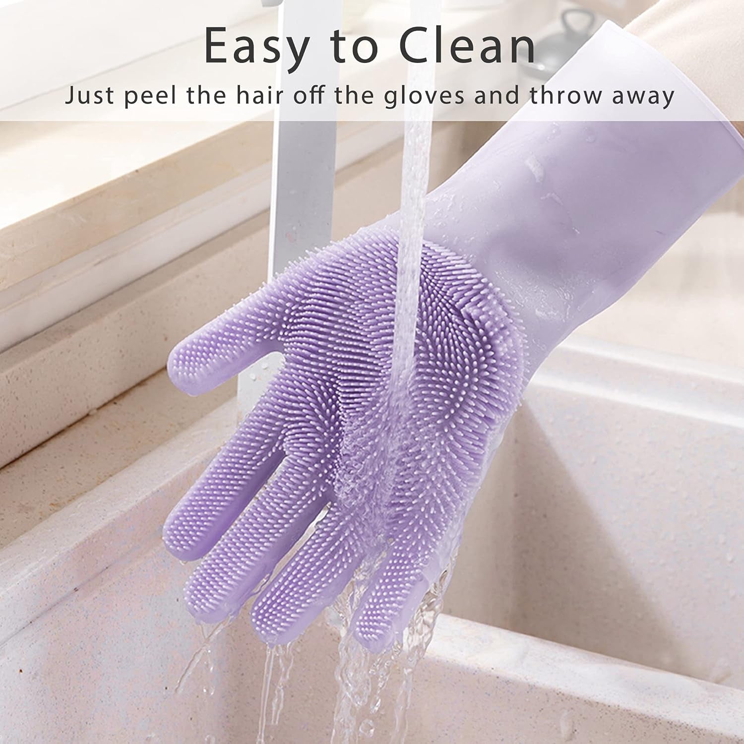 Guinea Pig Washing Gloves Bathing Grooming Shampoo Brush Silicone Rabbit Hair Removal High Density Teeth Dog Cat Small Pet Massaging Glove