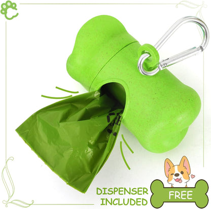 Dog Poop Bags, 480 Counts Poop Bags for Dogs, Extra Thick and Leak-Proof Scented Dog Waste Bags Refill Rolls with Dispenser(24 Rolls)1