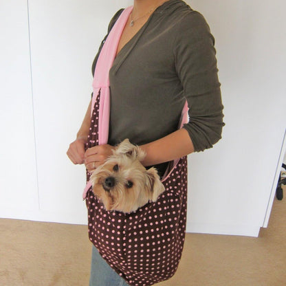 Pet - Chico Reversible Pet Sling Carrier - Color: Pink