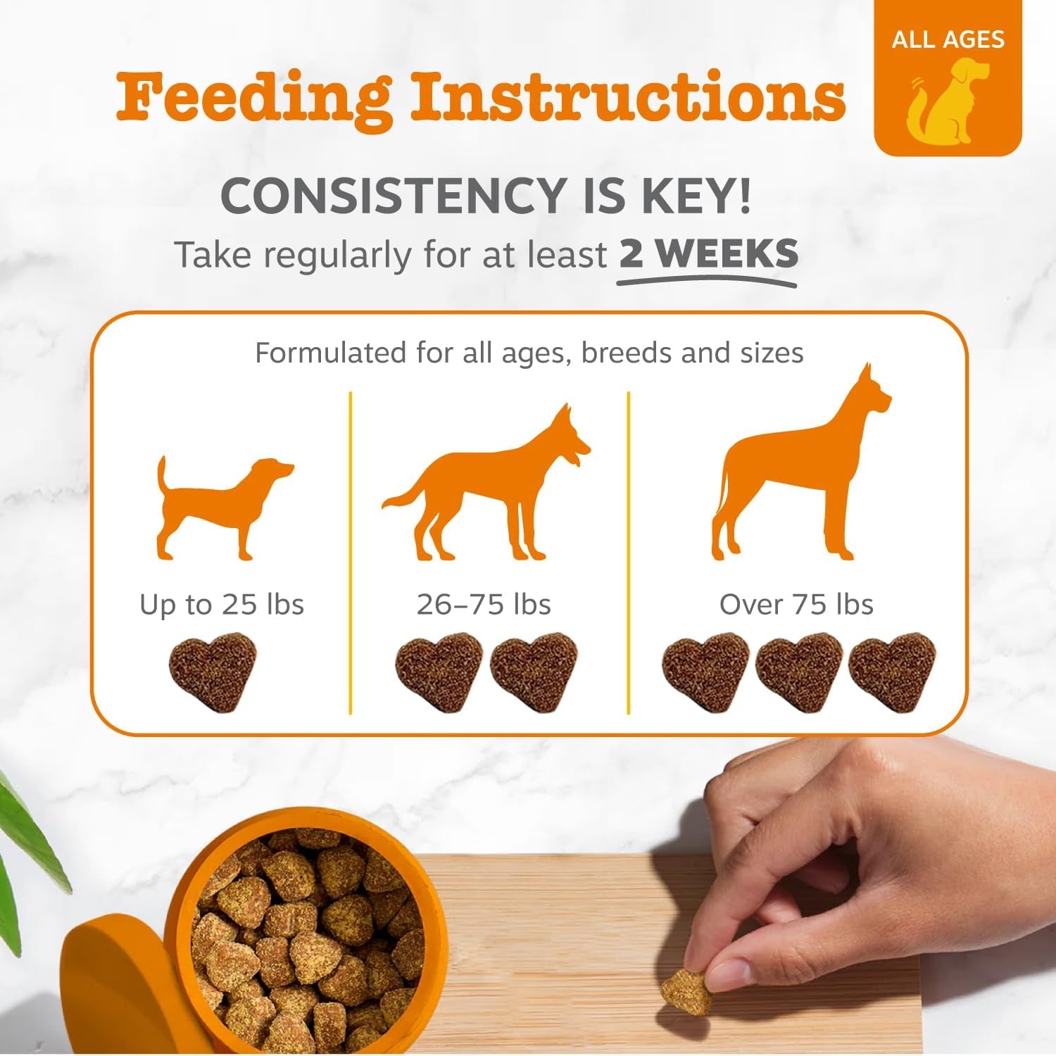 Probiotics for Dogs - Digestive Enzymes for Gut Flora, Digestive Health, Diarrhea & Bowel Support - Clinically Studied DE111 - Dog Supplement Soft Chew for Pet Immune System - Pumpkin