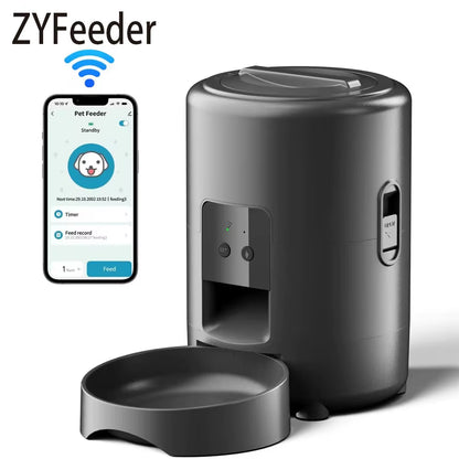 2L Tuya APP Automatic Pet Feeder Button Version Auto Cat Food Dispenser Smart Control Pet Feeder for Cats Dog Dry Food Bowl