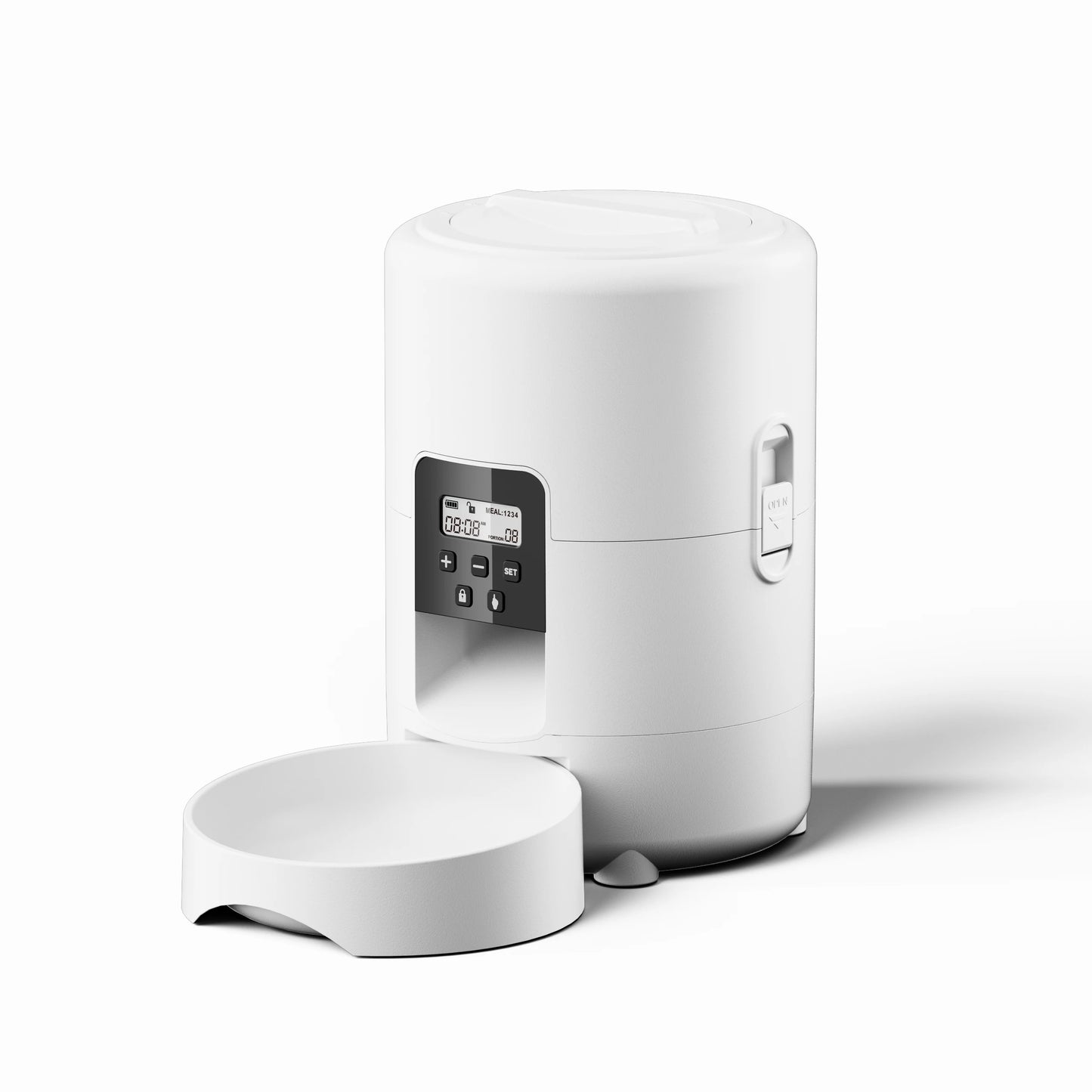 2L Tuya APP Automatic Pet Feeder Button Version Auto Cat Food Dispenser Smart Control Pet Feeder for Cats Dog Dry Food Bowl