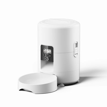 2L Tuya APP Automatic Pet Feeder Button Version Auto Cat Food Dispenser Smart Control Pet Feeder for Cats Dog Dry Food Bowl