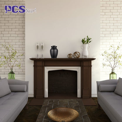 PCS Memorial Pet Cremation Urns for Dogs Ashes, Dog Keepsake Urns for Ashes, Black Pet Urn-Large