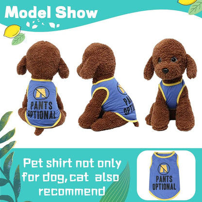 Dog Clothes for Small Dogs Boy Yorkies Girl Chihuahua Summer Pet Puppy Shirt NO Pants Clothing Cat Apparel Female Male Costume