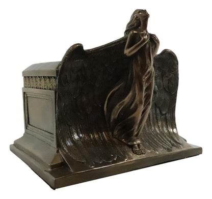 Heaven Bound Rising Angel Funeral Cremation Urn Resin Statue Memorial Angels 9"H