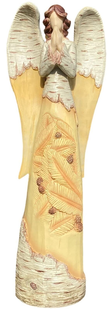 Qmaggice 14Inch Angel Figurines, Angel Statues for Home Decor, Exquisitely Ca...