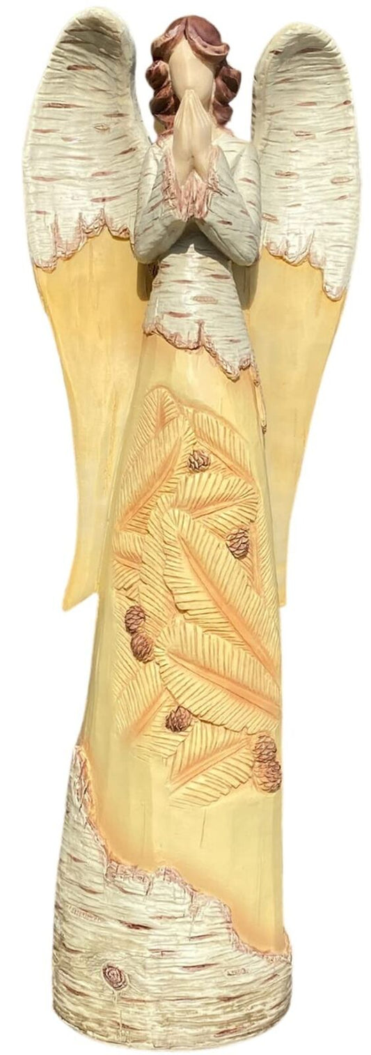 Qmaggice 14Inch Angel Figurines, Angel Statues for Home Decor, Exquisitely Ca...