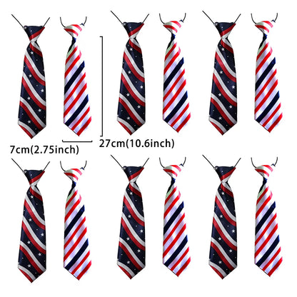 New 40Px Dog Bandana 4Th July Pet Products Small-Middle Bandanas Scarf Small Dogs Cats Puppy Bibs for American Independence Day