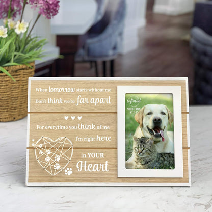 Popular Dog Memorial Gifts - Beautiful Pet Memorial Gifts or Pet Loss Gifts. Our Classy Cat or Dog Memorial Picture Frame Will Show Someone You Care. Loss of Dog Gifts or Cat Memorial Gifts