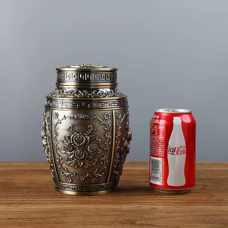 Metal Cremation Urns for Human Ashes, Coffin Box, Pet Memorial, Keepsake Urns, Small Animal Urn, Funeral